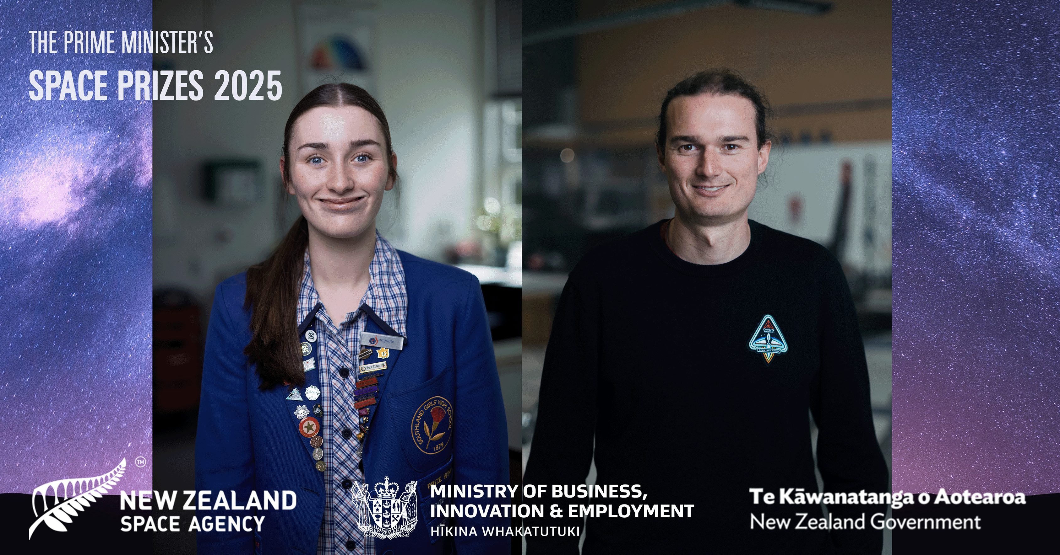 Image:2025 Prime Minister’s Space Prizes won for sustainable space travel and wound healing in microgravity